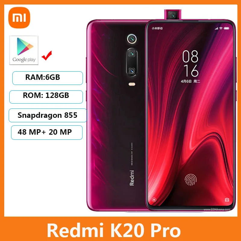 Smartphone Xiaomi Redmi K20 Pro celular 6GB RAM 128GB ROM Snapdragon 855 48 MP+ 20 MP | Мобильные телефоны и аксессуары