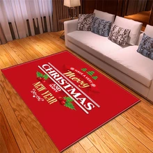 Веселые рождественские украшения для дома потертый шик ковер с нордическим узором большой легкий декоративный тонкий Поролоновый ковер коврик для гостиной