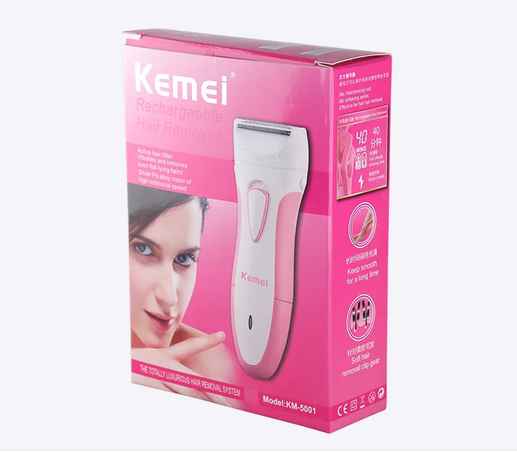 Kemei Женская бритва KM-5001 Curve Fit Эпилятор подмышка бритва Женская бритва