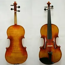 Впечатляющее звучание скрипки Страдивари 1716 Messiah скрипка 1-P пламя задний инструмент