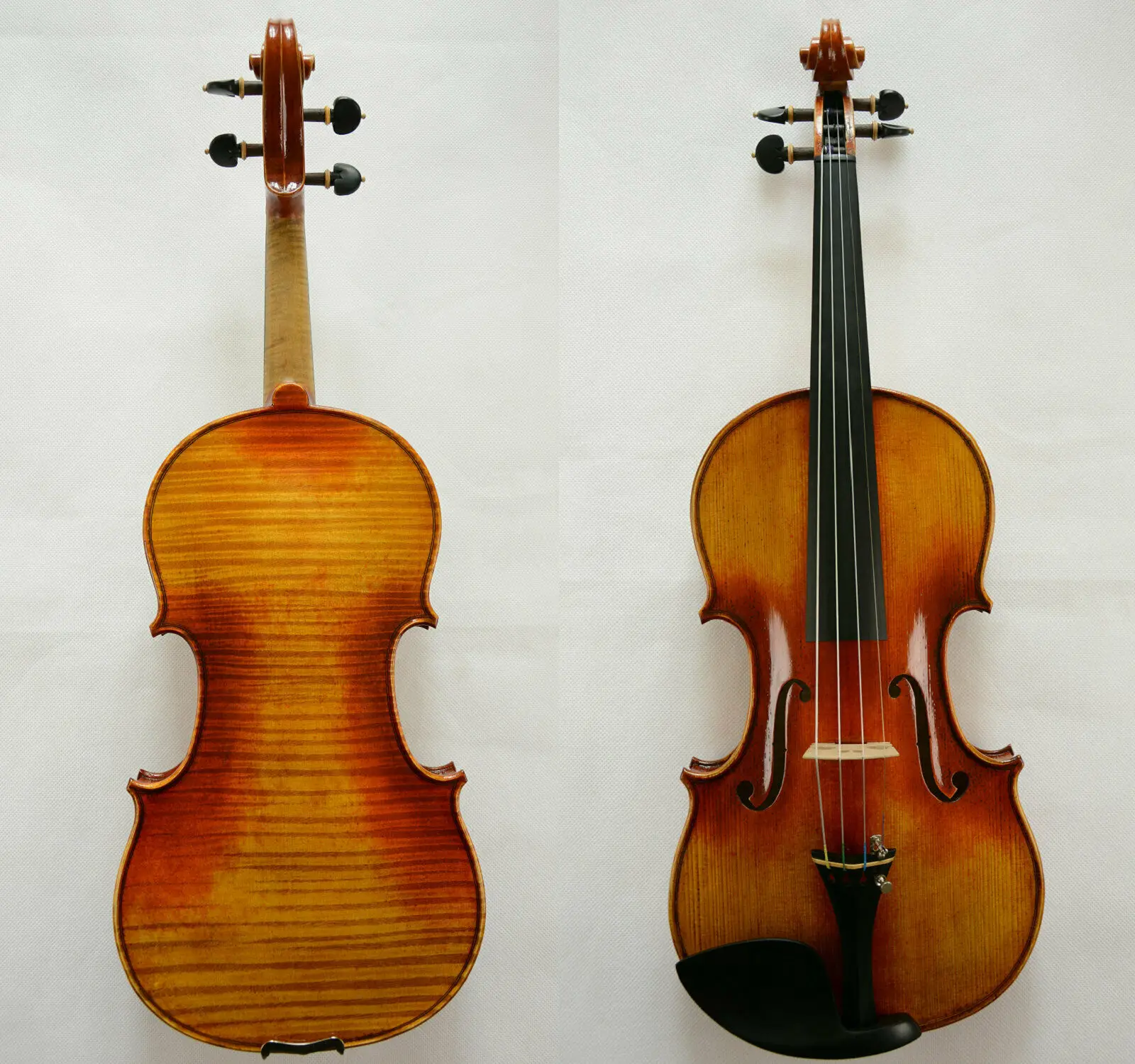 

Impressive Sounding Violin Stradivari 1716 Messiah Violin 1-P Flame BackACTUAL INSTRUMENT
