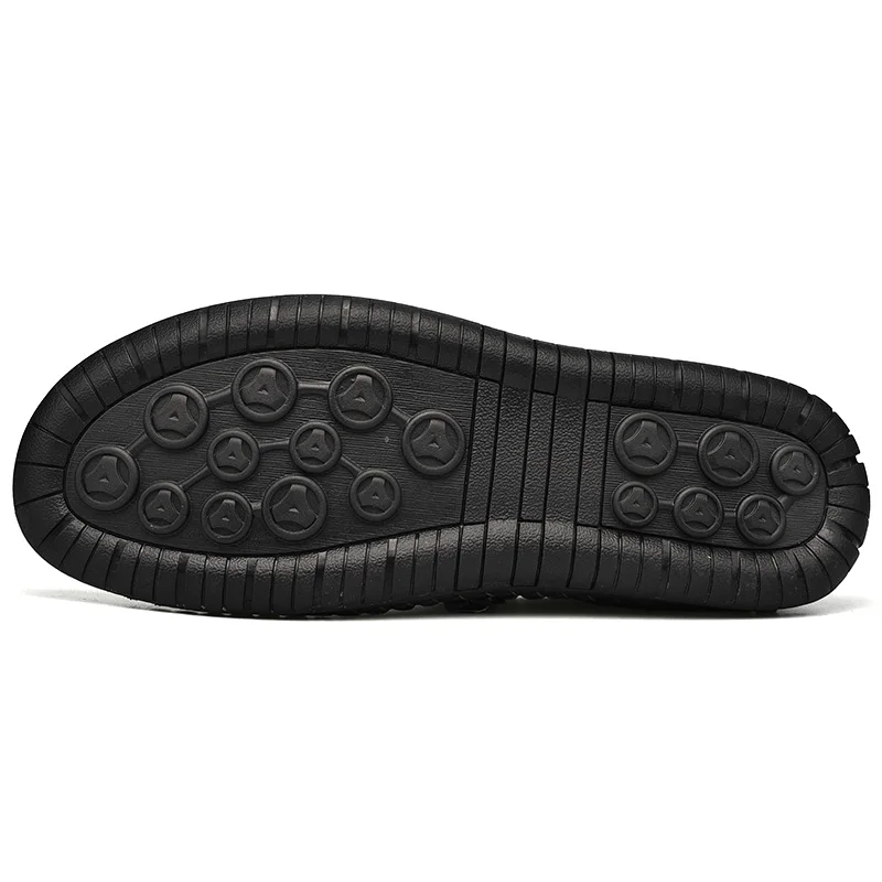 Comfortable Leather Men Shoes Casual Slip On Men Loafers Qlity Split Leather Shoes Men Flats Hot Sale Moccasins Shoes Plus Size