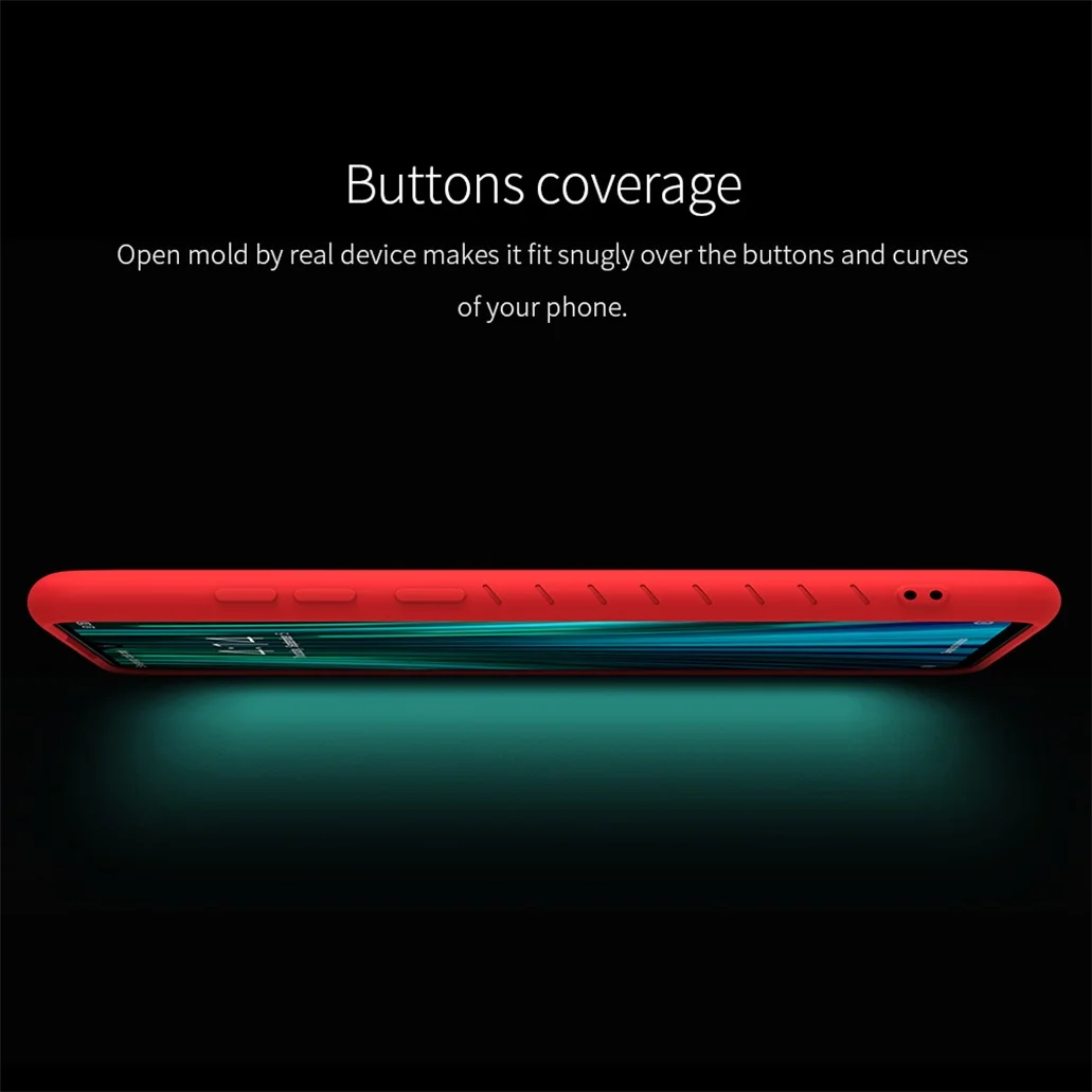 Чехол NILLKIN для Xiaomi Redmi Note 8 Pro, резиновый защитный чехол, задняя крышка из микрофибры для Redmi Note8 global
