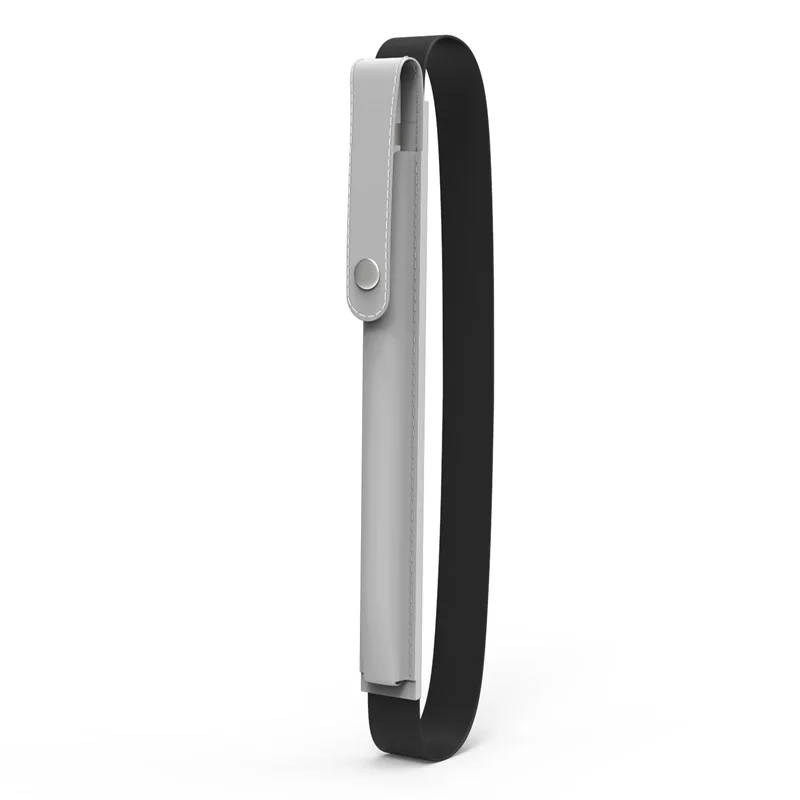 Sliver Чехол-карандаш для Apple Pencil из искусственной кожи с эластичным карманом для карандашей, съемный чехол для Apple Pencil iPad Pro 9,7 - Цвета: Sliver