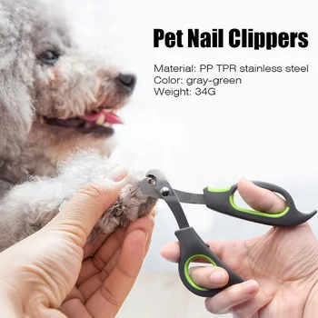 

Pet Nail Clippers for Dog Cat Home Grooming Tool Professional Stainless Steel Trimmer Dog Cat nail grinder Cat claws Cutter