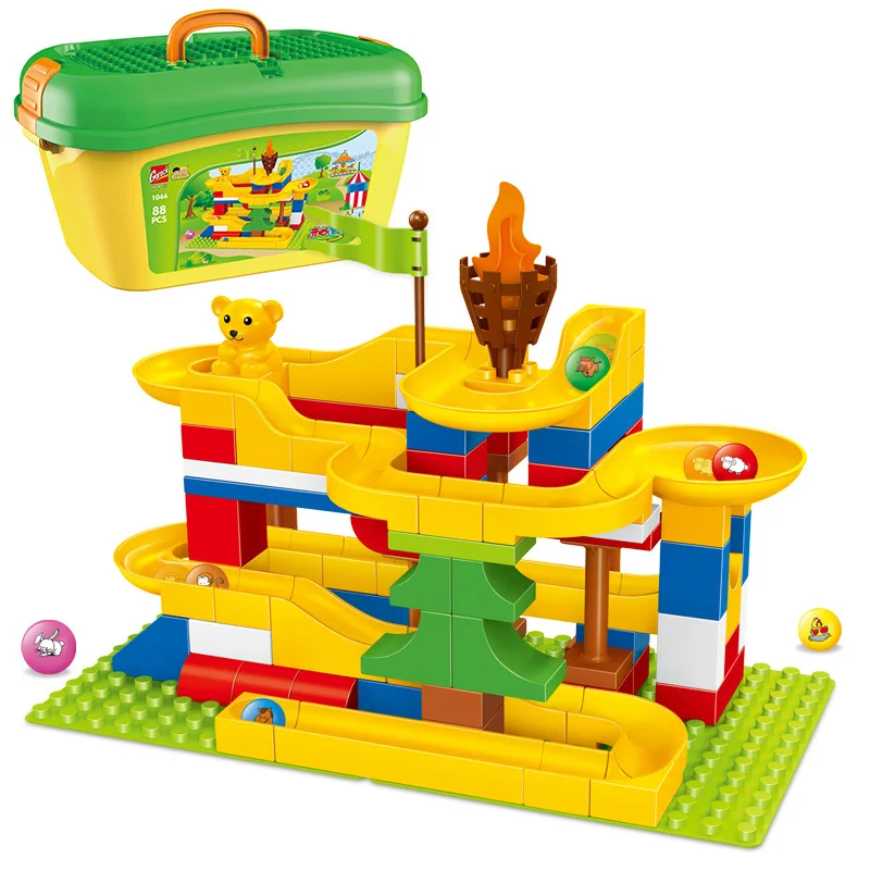 

Baby Educational Assembled Building Blocks Happy Dogger Scene Princess Music Large Particles Building Blocks Children ENLIGHTEN