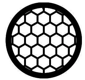 

50 to 400 Mesh Round Hole Imported Gold Mesh Transmission Electron Microscope Carrier Network Electron Microscope Supplies