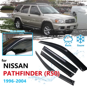

Car Window Accessories for Nissan Pathfinder Terrano R50 Infiniti QX4 1996~2004 Rain Guard Deflector Visor Awnings Shelters 2003