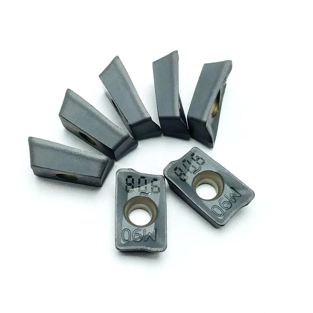 10PCS HM90 APKT1003 PDR IC908 carbide milling cutter for cnc APKT 1003 face milling cutter APKT1003PDER lathe milling tube bending tool