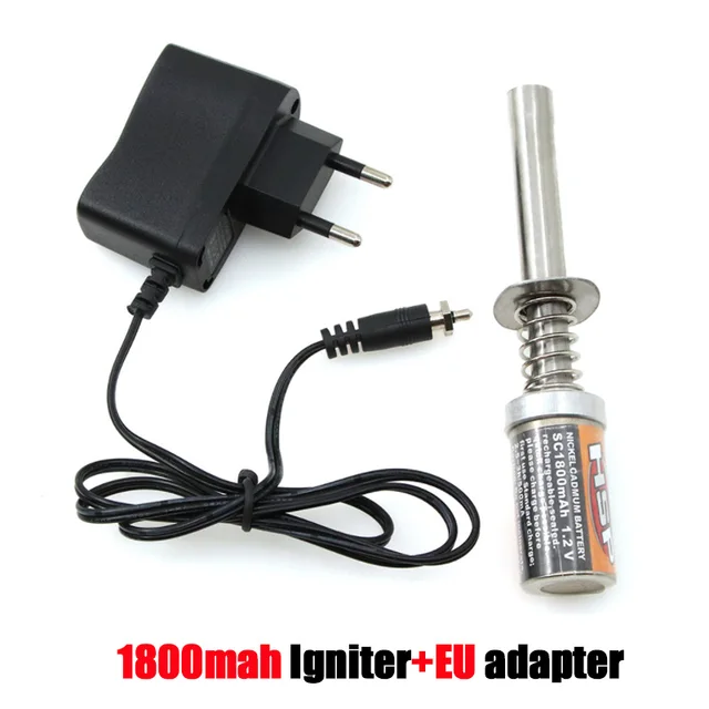 Radio Control & Rc Toys Toys & Games Suneducationgroup.com 1.2 V 1800Mah Rechargeable Glow Plug Starter Igniter Ac Charger For Gas Nitrpth