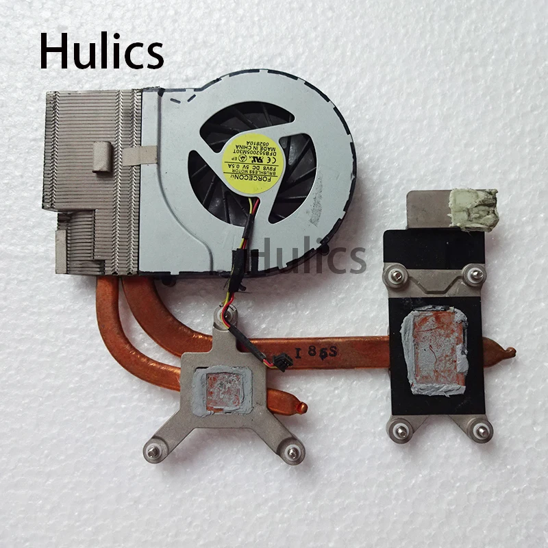 Hulics для HP pavilion DV6-3000 DV7-4000 Охлаждающий радиатор с вентилятором 610777-001 610778-001 637610-001 аккумулятор большой емкости DV6 DV7