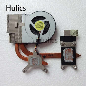 

Hulics Original for HP pavilion DV6-3000 dv7-4000 cooling heatsink with fan 610777-001 610778-001 637610-001 DV6 DV7