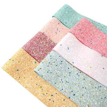 

David accessories 10yards/roll 3"75mm Chunky Glitter Glow in the Dark Leather Ribbon (disconnected) DIY Home Decoration,10Yc8022