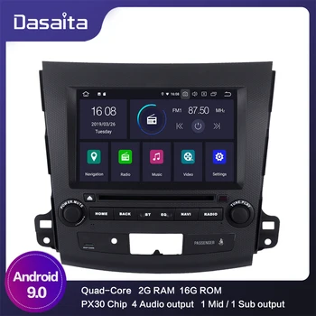 

Android Car 8" Touch Screen Android 9.0 Quad Core 2 din Car DVD GPS Navi for Mitsubishi Outlander 2007 Stereo Multimedia Player