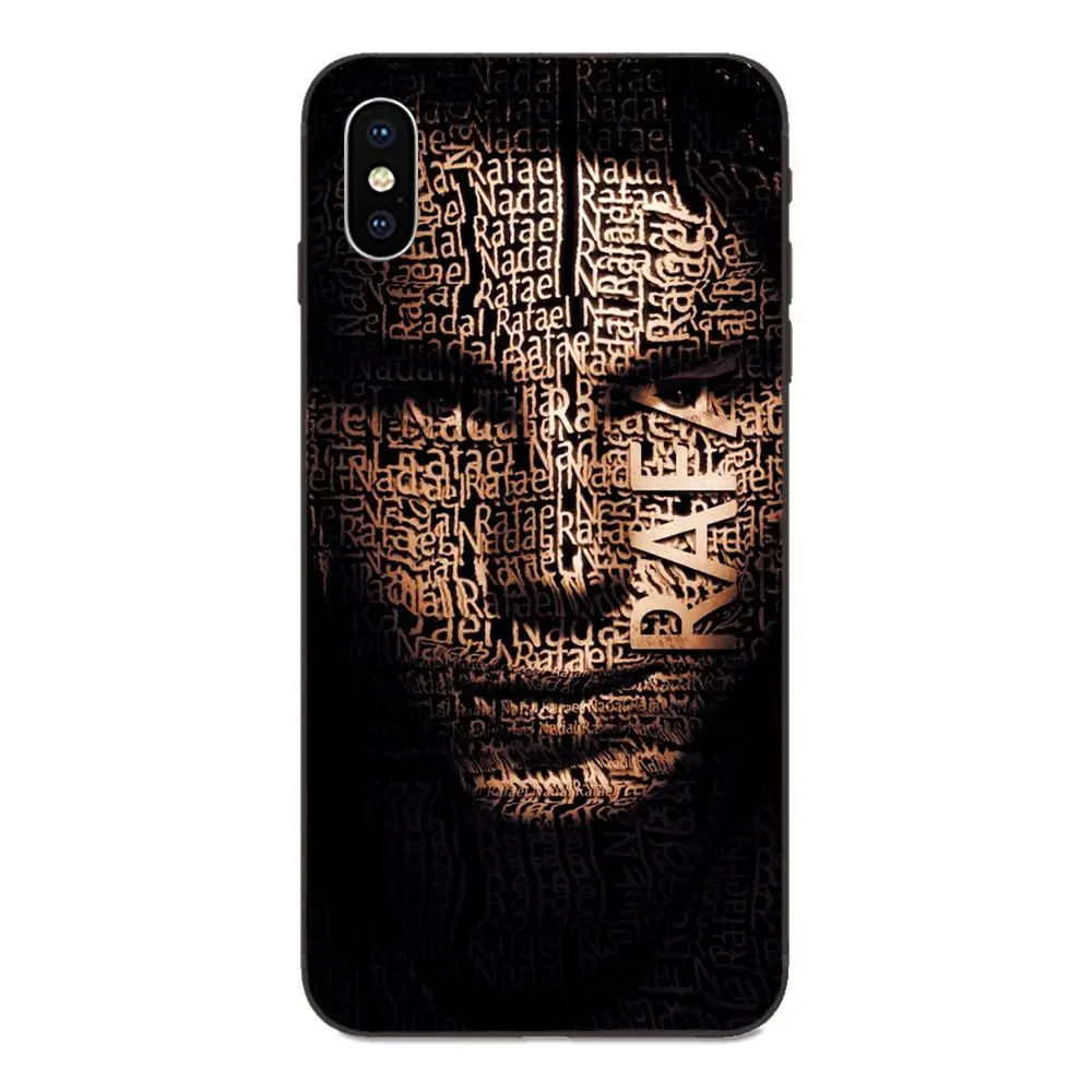 as picture Tennis Rafael Nadal Мягкий Силиконовый ТПУ Черный Защитный чехол для Apple iPhone 4 4S 5 5S SE 6 6S 7 8 Plus X XS Max XR - Цвет: as picture