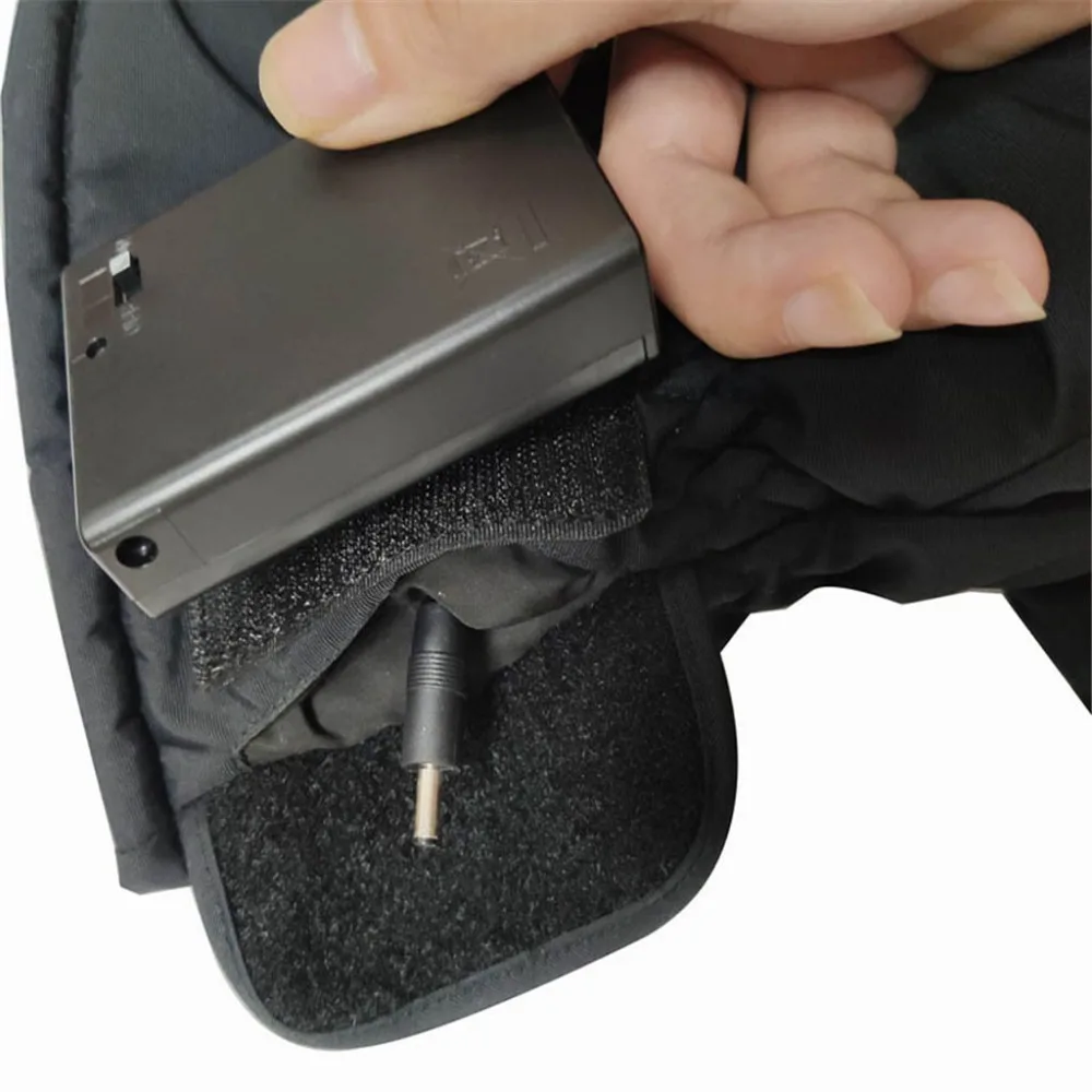 Winter electric heated gloves usb insulated thermostat gloves warm heating ski gloves three speed adjustable temperature 30O9 (4)