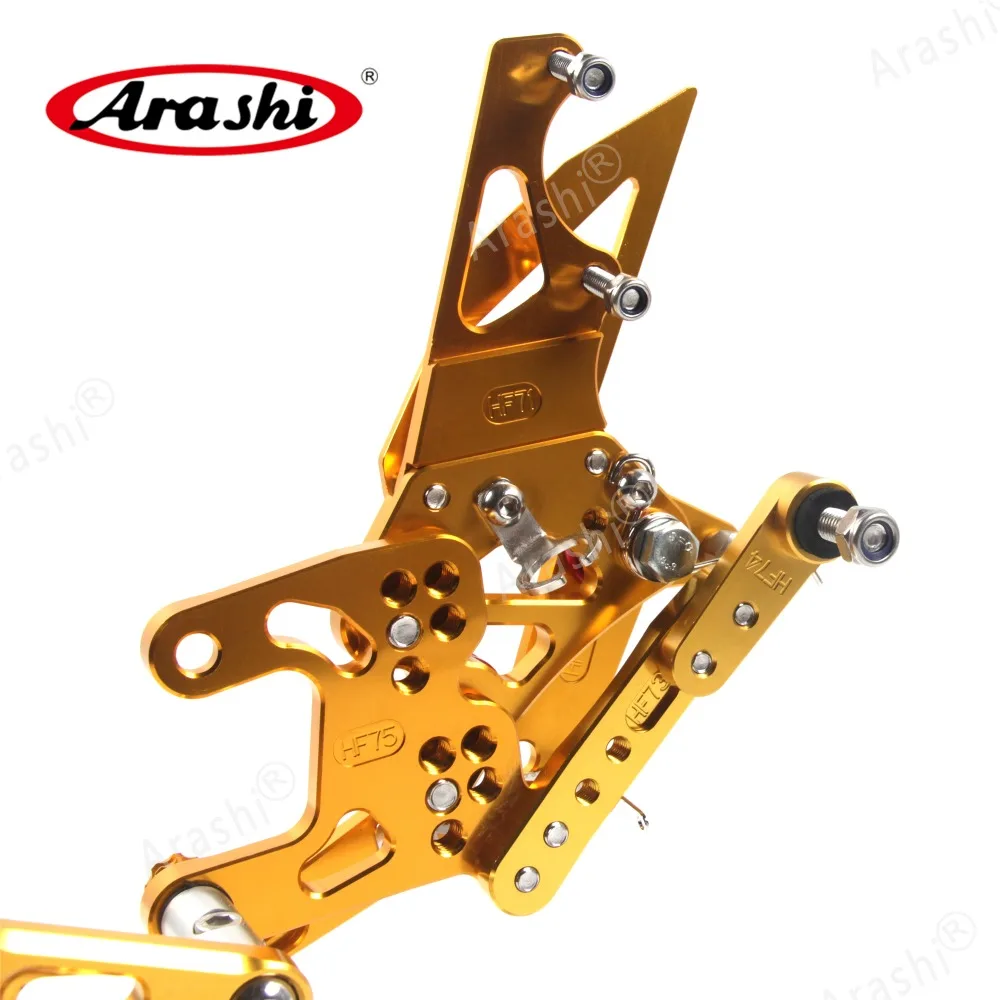 Arashi мотоциклетная регулируемая подножка для HONDA CBR1000RR non-ABS 2012 2013 CBR 1000 RR CNC Rider подножки