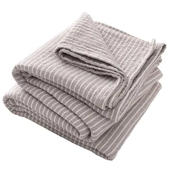 

Gauze Cotton Towel Blanket For Adults Kids Soft Breathable Bedspread Bedclothes Summer Throw Blankets Beddings Mink Blanket