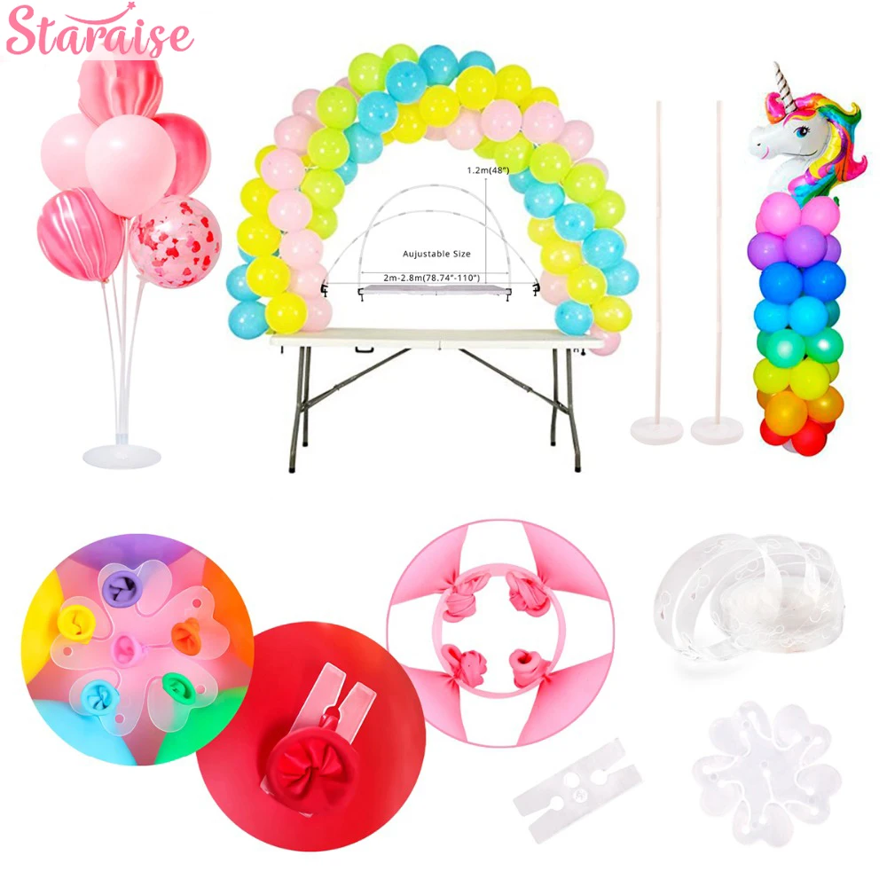 

Staraise Balloon Stick Clip Birthday Party Decoration Balloon Column Base Latex Baloon Holder Glue Wedding Party Supplies