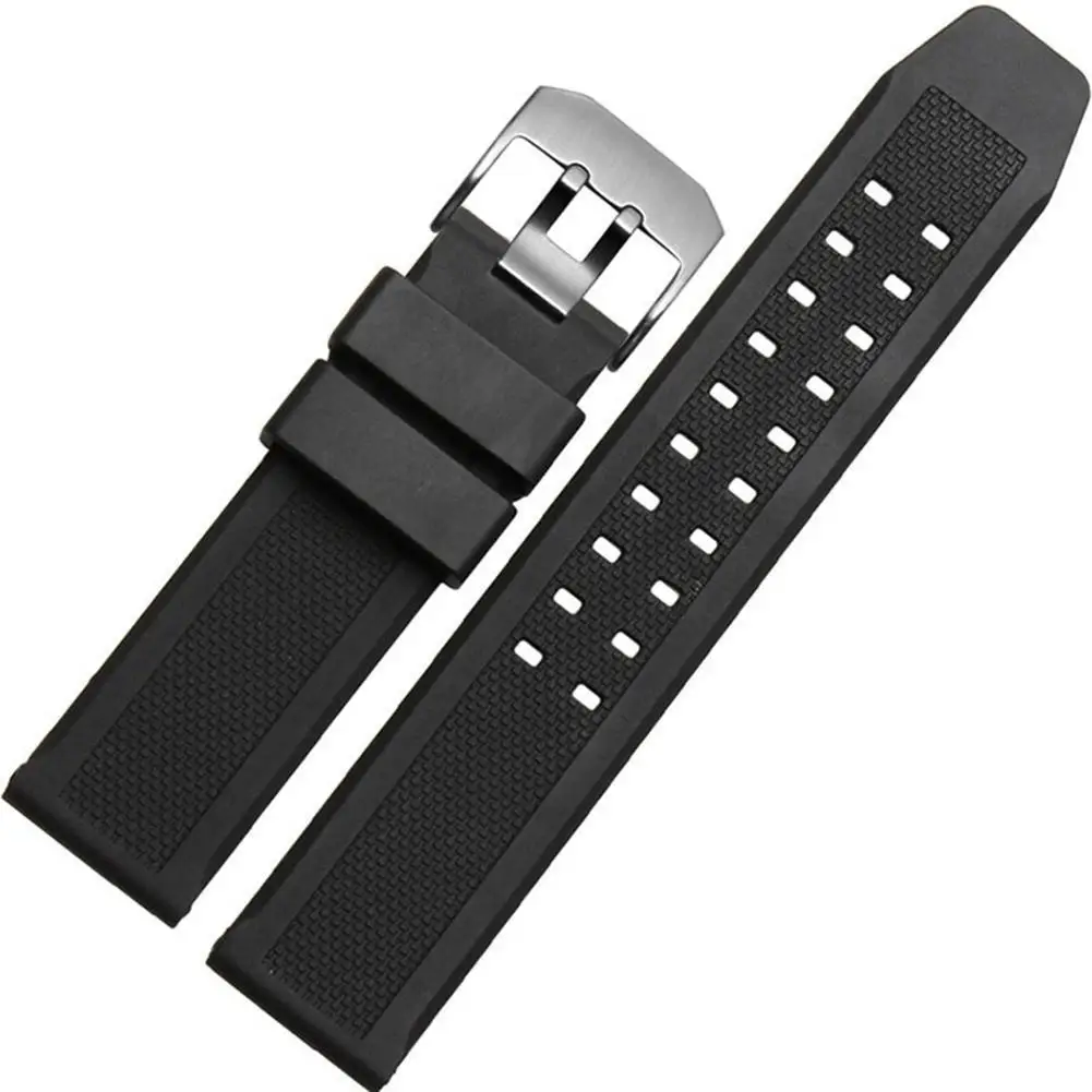 23mm Soft Silicone Rubber Watch Strap For Luminox Straps High Quality