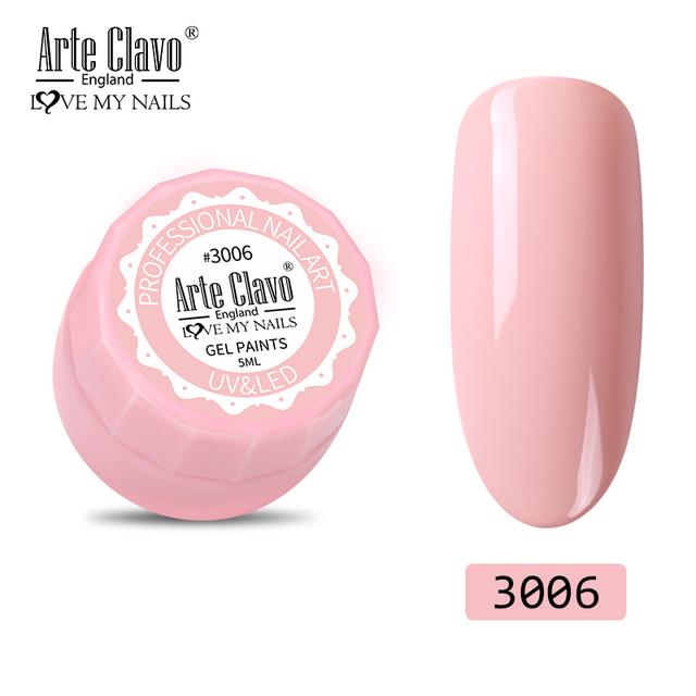Clavo 5ML Painting Gel Nail Polish 72 Colors Gel Varnish Set For Manicure Top Base Coat Hybird Design of Nail Art Lacquer