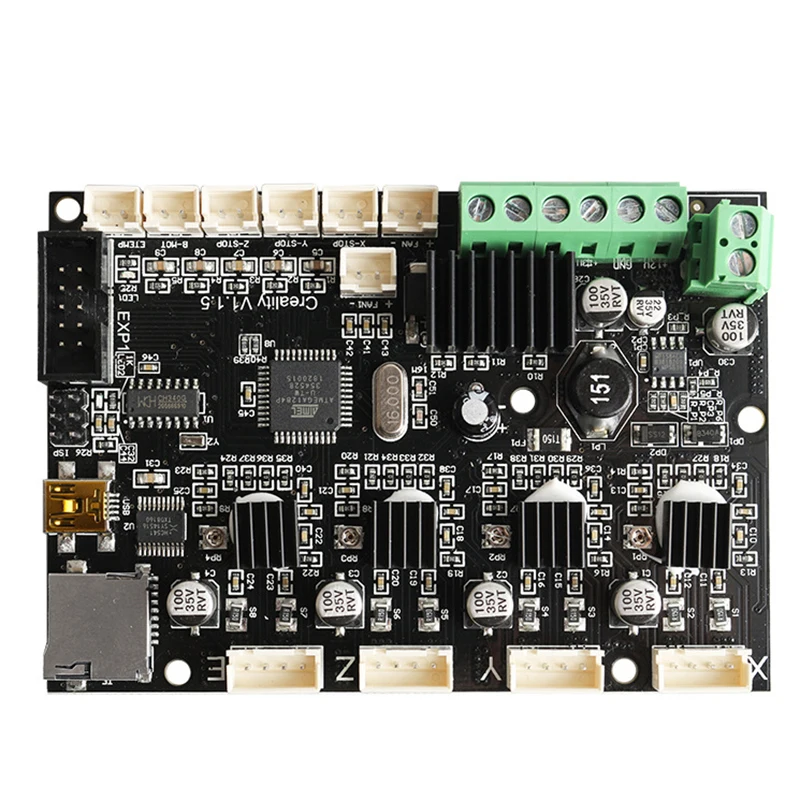 

3D Printer V1.1.5 Silent Motherboard Board 24V Power Input with Data Cable For Ender 3/3 Pro/5 Printer