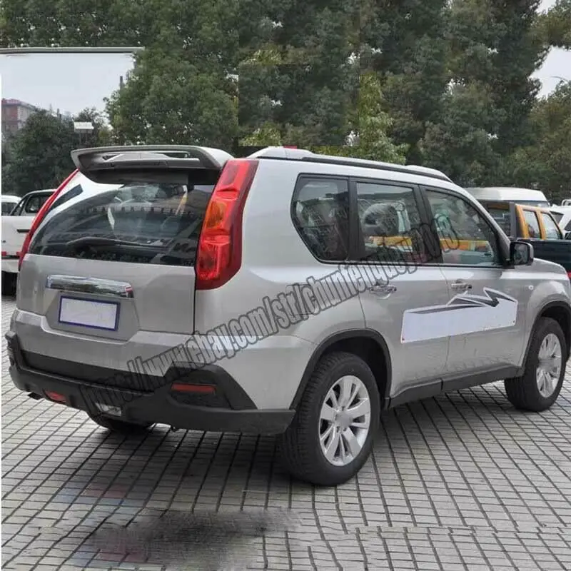 Модификация автомобиля автомобильные аксессуары задний спойлер на крышу бампер крыло ABS Подходит для Nissan Rogue x-Trail 2008-2013