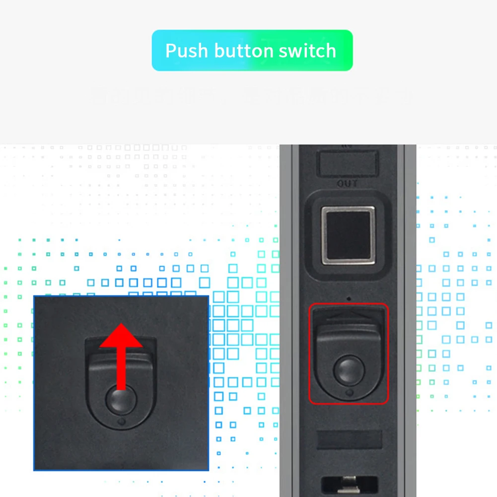 Embedded Keyless USB Charging Universal Suitcase Black Backpack Luggages Smart Waterproof Fingerprint Lock ABS Portable Security
