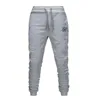 2021 Running sik silk Jogging Pants Men Soft Bodybuilding Joggers Sweatpants Long Trousers Gyms Fitness Sport Training Pants 3
