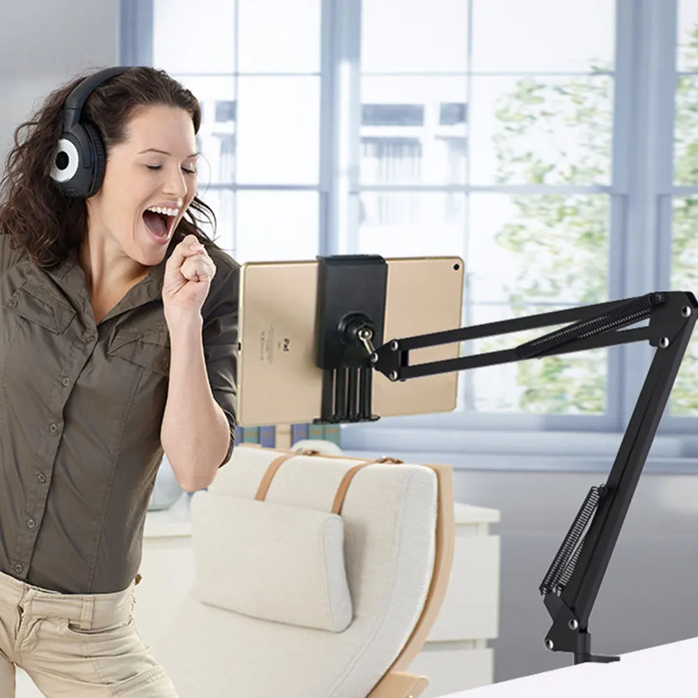 Long arm holder Tripod Table Stand Photography Adjustable With Phone Holder For Tiktok Selfie