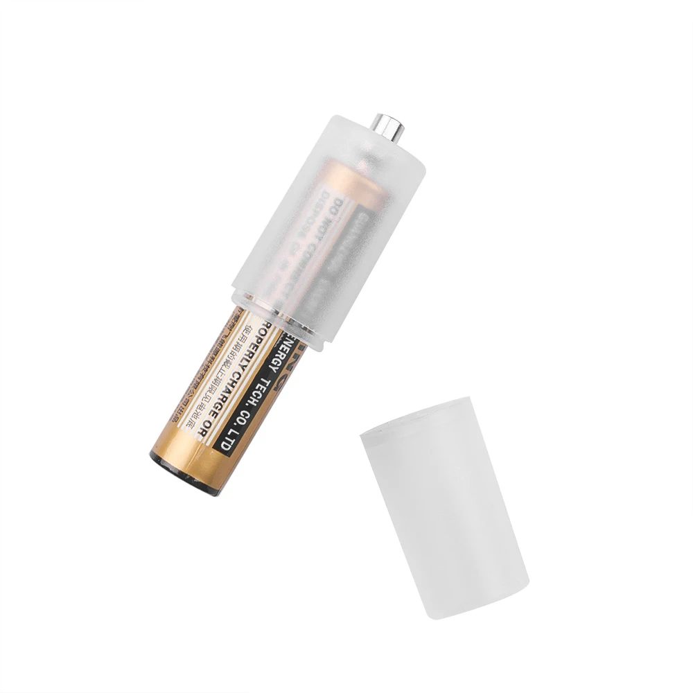 battery holder 10Pcs lot Mini Plastic AAA to AA Size Cell Battery Converter Adaptor Holder Case Switcher Cell Battery Holder Converter