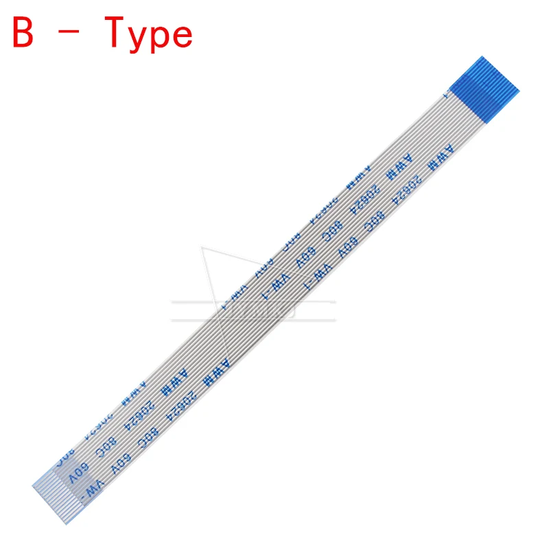 AWM 20624 80C 60V VW-1 FFC FPC z płaskim elastyczny kabel 0.5MM 4 5 6 8 10 12 14 16 18 20 22 24 26 28 30 32 34 36 38 40 45 50 54 60 Pin