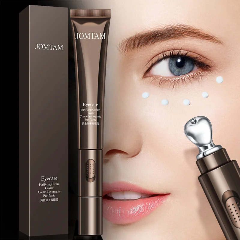 

Manufacturers 24 K Gold Caviar Electric Shock Eye Cream Water Moisturizing Improve Dark Circles Compact Eye Nursing Care