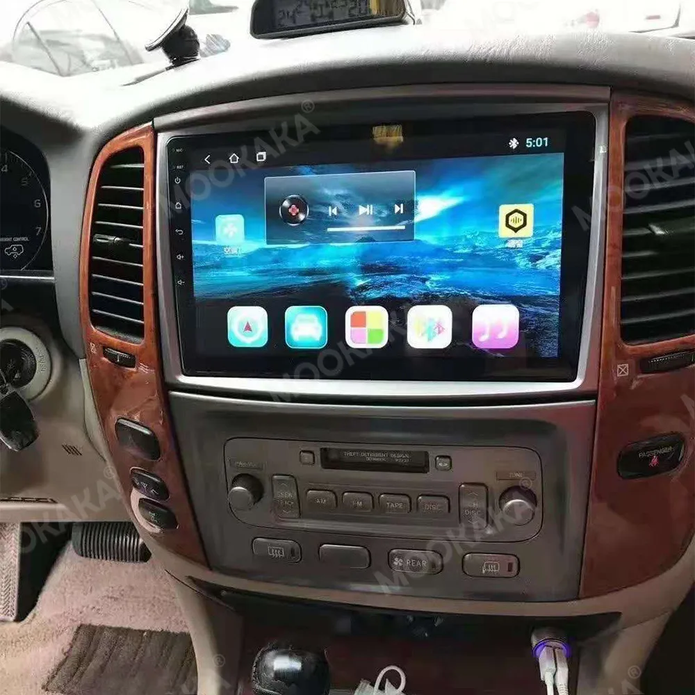 

Автомобильный мультимедийный плеер для Toyota Land Cruiser/ Lexus LX470, 2003-2007, Android 10,0, 128 ГБ, GPS навигация, автомобильное аудио, радио, головное устройство