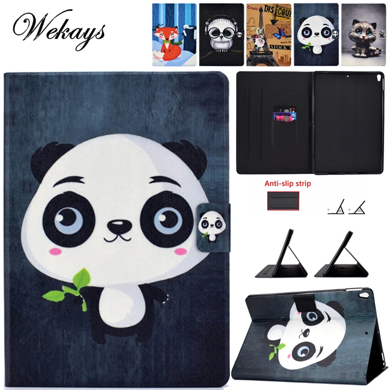 Wekays чехол для Apple IPad Air 3 3rd Gen 10,5 дюймов мультфильм Кожаный Чехол для IPad Pro 10,5 дюймов чехол
