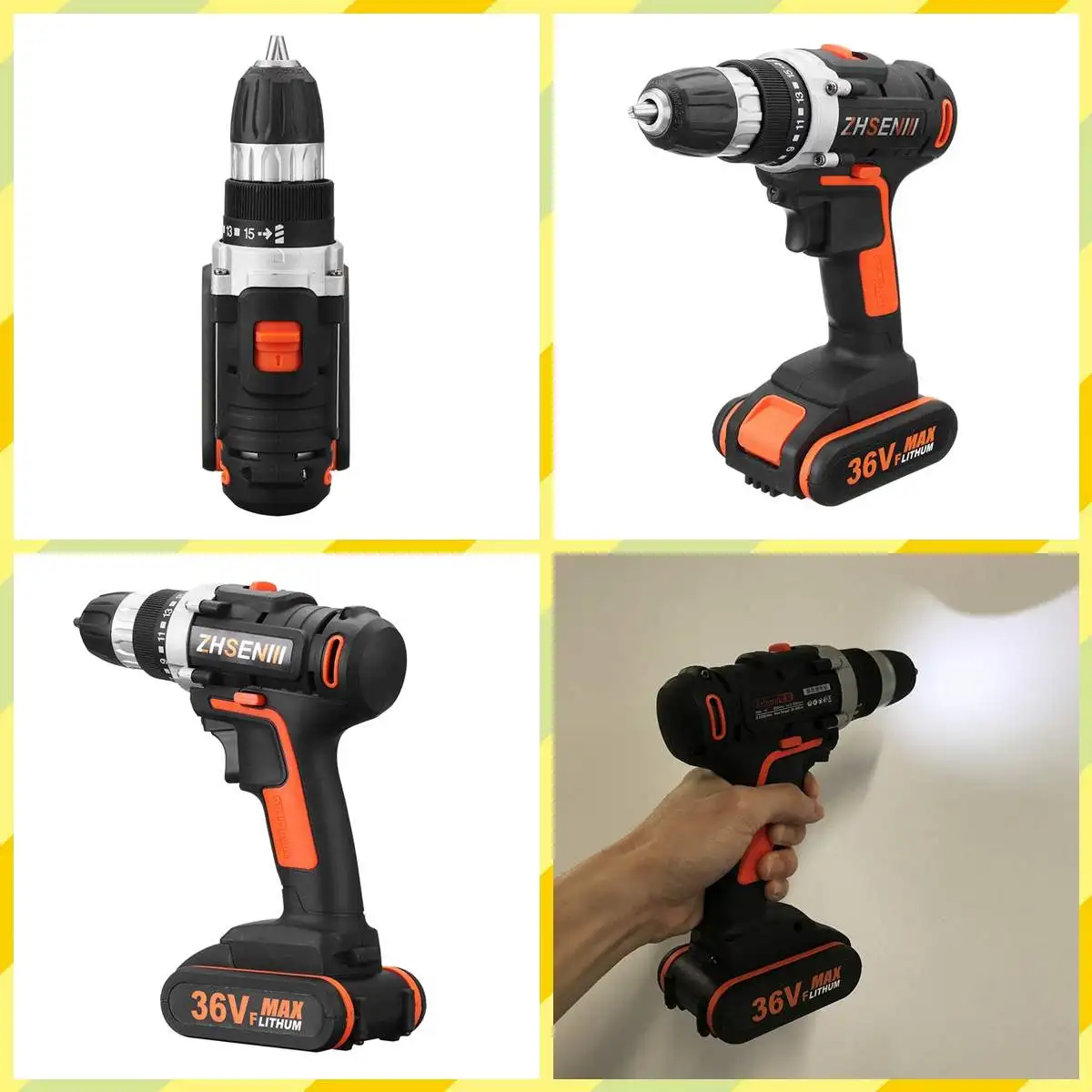 3in1 36V Cordless Drill Electric Controller