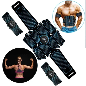 

Abdominal Muscle Stimulator Hip Trainer Massage Effective Fat Burning Easy Operate Home Fitness Gym Belt Exercise USB Charging