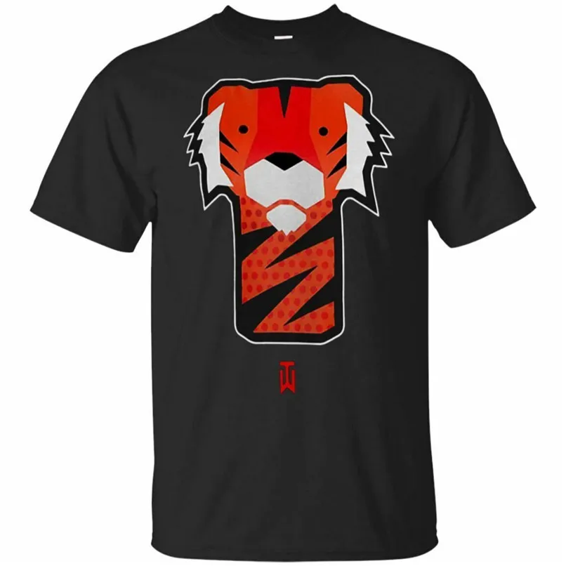 Tiger Woods Frank T-Shirt Golf Tee Shirt Short Sleeve S-5Xl Digital Printed | Мужская одежда