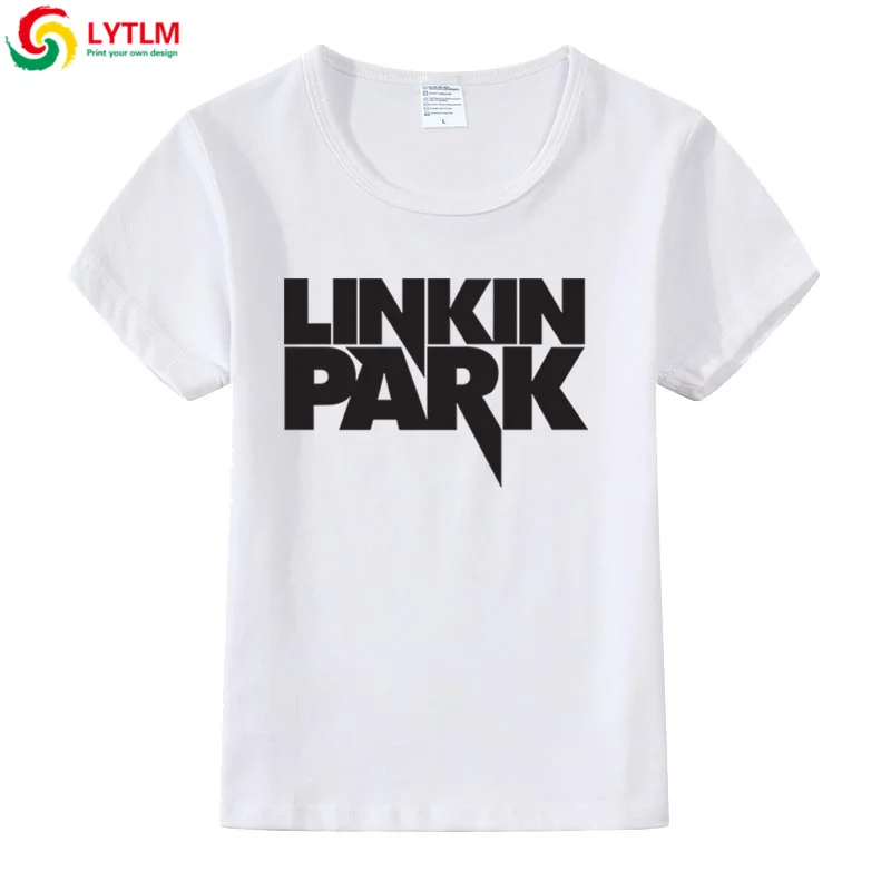 LYTLM Rock/Детские футболки для мальчиков, футболка Linkin Park, Детские топы для девочек, футболки для маленьких мальчиков в Корейском стиле, футболка для малышей с тяжелым металлом - Цвет: DX LYCRA White