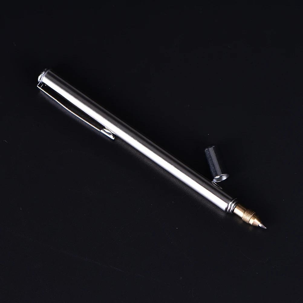 

Pointer Pen Instrument Baton Section 6 Stainless Steel Telescopic Magic Ballpoint Pen Kindergarten Teacher Teaching Supply 1pcs
