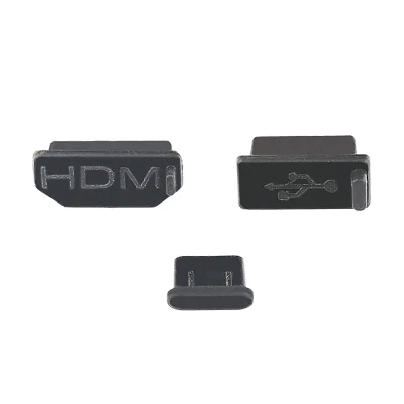3 шт./компл. силиконовая Пылезащитная заглушка для DJI Smart Controller HDMI/USB/Type C Интерфейс