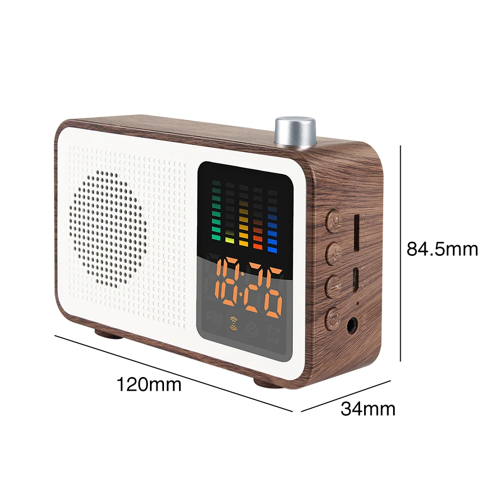 Bluetooth динамик Ретро usb зарядка дома многоцелевой стерео цифровой музыки FM радио спальня современный беспроводной украшения