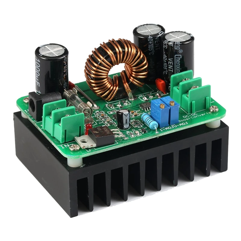 DC/DC Boost Converter 10-60V to 12-80V Step-up Voltage Regulator 600W Auto Power Supply Transformer Adjustable Output Volt Contr |