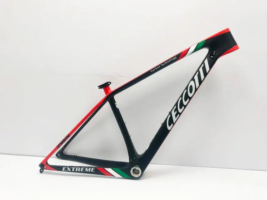 Светоотражающая рама для велосипеда Ceccotti 3 вида модель BB карбоновая горного 29er