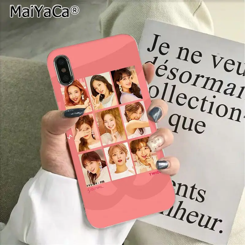 MaiYaCa Twice Mina Momo Kpop Новое поступление Модный чехол для телефона для iphone 11 pro 8 7 66S Plus X 5S SE XS XR XS MAX - Цвет: 9