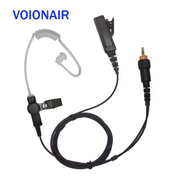

VOIONAIR 10pcs/lot Surveillance Air Tube Earpiece Headset Earphone Mic PTT for Motorola CLP1010 CLP1040 CLP1060 CLP446 CLK446