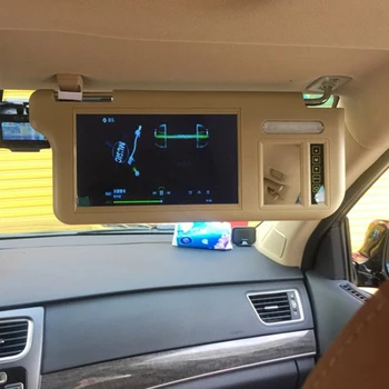 

7 Inch Sun Visor Display Sun Block Display Car Display 2 Channel Video Display Car Reversing For The First Officer