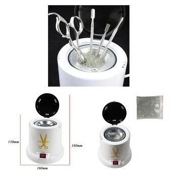 

2in1 Sterilizing Pot Tools Nail Art Tools Sterilizer UV High Temperature Pot Equipment for Salon Sterilizer Disinfection Box