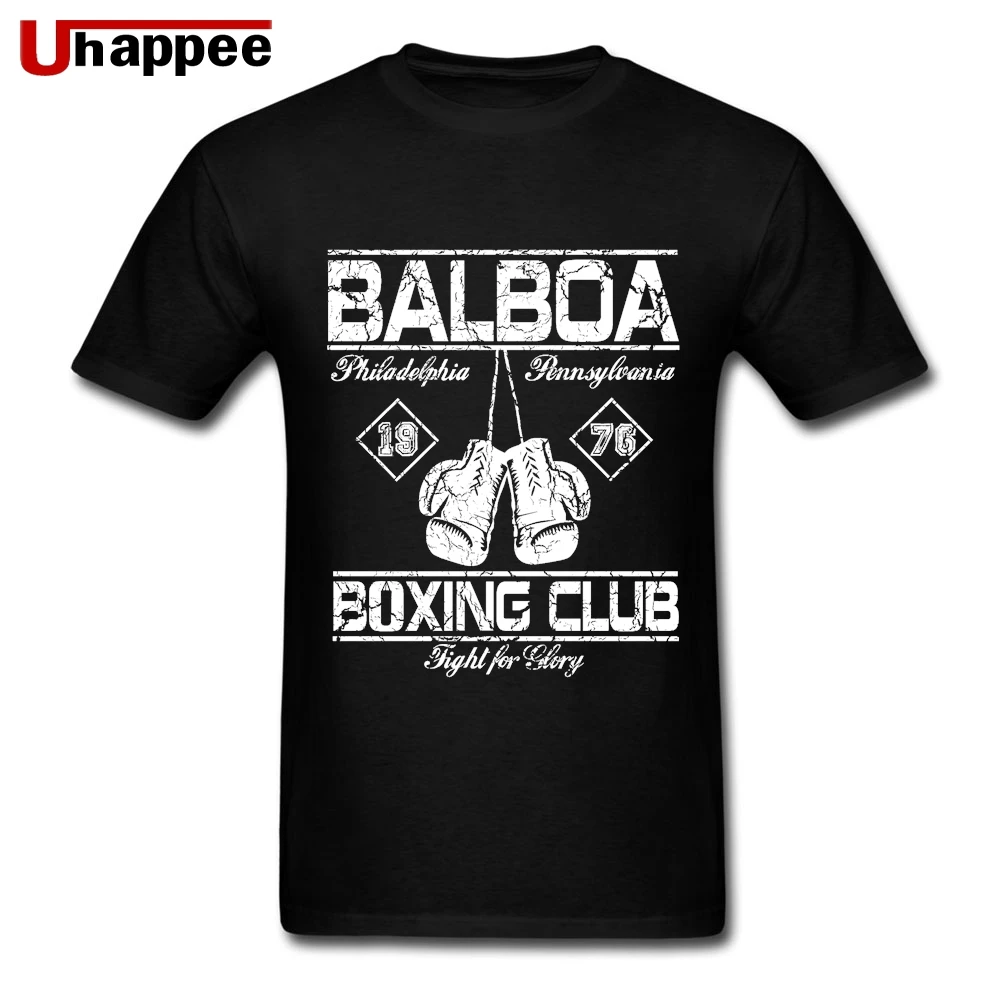 

90s Unique Rocky Balboa T Shirts Men's Luxury Brand Design Short Sleeves Adult Tees Shirt Big Tall Size