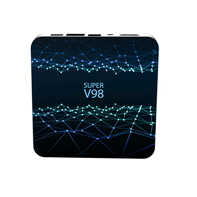 Флешка 1080P Full HD спутниковый ресивер V98 RK3318 2G + 16G 32G Android 9 0 сетевая телеприставка 4K